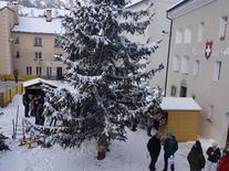 Winterzauber Simplon Dorf